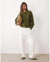 ASOS - Knitted Fitted Shirt - Lyst