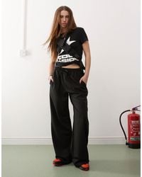 Collusion - Relaxed Pull On Pinstripe Trousers - Lyst