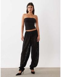 ASOS - Co-Ord Lace Balloon Trouser - Lyst
