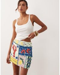 ASOS - Lobster Embellished Mini Skirt - Lyst