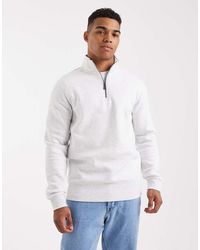Only & Sons - Sweater Met Korte Rits - Lyst