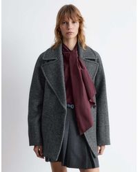 & Other Stories - Wool Herringbone Short Coat - Lyst
