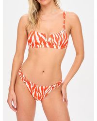 KBX - Swim Print Non Wired Bikini Top - Lyst