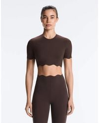 Oysho - Wavy Compressive Tank Top - Lyst