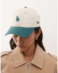 KTZ - La Dodgers 9twenty Mini Logo Cap With Contrast Peak - Lyst