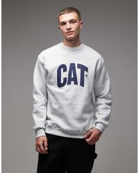 CAT WWR - 300Gsm Embroidered Logo Loose Fit Sweatshirt - Lyst