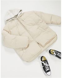 ASOS Piumino oversize - Neutro