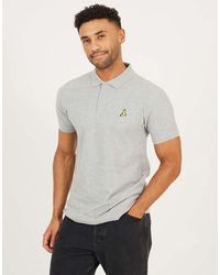 Brave Soul - Cotton Short Sleeve Polo Shirt - Lyst