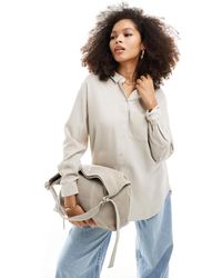 Vero Moda - – langärmliges hemd aus leinenmix - Lyst
