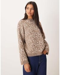 Mango - Round Neck Jumper - Lyst