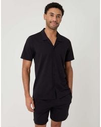 Threadbare - Cotton Shirt & Shorts Lounge Set - Lyst