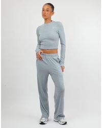 SIMMI - Monique Soft Stripe Fine Ribbed Long Sleeve Top - Lyst