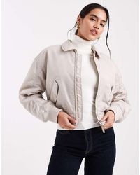 Levi's - Chaqueta Bomber Con Mangas Fruncidas De - Lyst