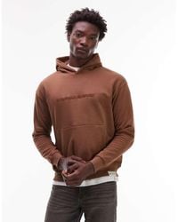 CAT WWR - 300 Gsm Embroidered Logo Loose Fit Hoodie - Lyst