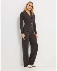 Long Tall Sally - Ribbed Cardigan - Lyst