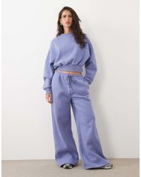 Cotton On - Plush Tie Waist Wide Leg Sweatpant - Lyst