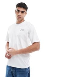 Jack & Jones - – t-shirt mit schriftzuglogo - Lyst
