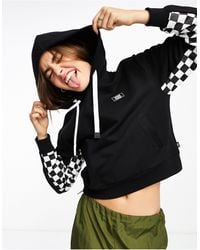Vans - Boom Boom Check It Hoodie With Checkerboard Detail - Lyst