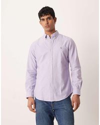 Polo Ralph Lauren - Icon Logo Cotton Oxford Long Sleeve Shirt - Lyst
