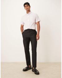 ASOS - – regulär geschnittenes, kurzärmliges oxford-hemd - Lyst