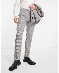 Twisted Tailor - Leach Jacquard Suit Slim Trousers - Lyst