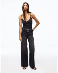 Bershka - Gathered Strappy Top - Lyst