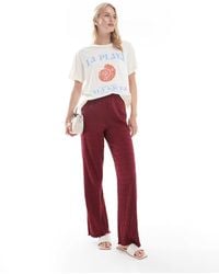 ONLY - – lässig geschnittene, gesmokte hose - Lyst