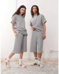 Reclaimed (vintage) - Pantalones Cortos De Tejido De Sudadera De (Parte De Un Conjunto) - Lyst