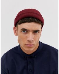 ASOS Berrettino da pescatore bordeaux - Rosso