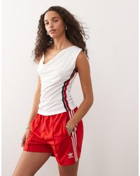 Collusion - Cowl Neck Cami With Sporty Stripe Detail - Lyst