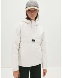 Pull&Bear - Giacca Basic Bianca Con Cappuccio - Lyst