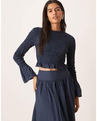 Glamorous - – langärmliges, gesmoktes oberteil - Lyst