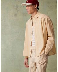 ASOS - Oversized Overhemd Met Verborgen Knopen - Lyst
