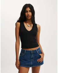 Cotton On - Original Denim Skort - Lyst