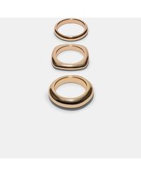 Stradivarius - Set Of 3 Rigid Bracelets - Lyst