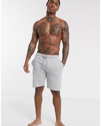 Tommy Hilfiger Lounge Shorts With Flag Logo - Gray