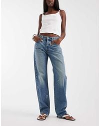 Levi's - 501 90s Embellished Straight Jeans - Lyst