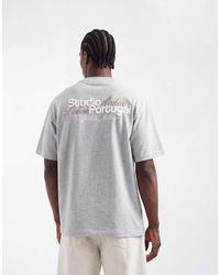 ASOS - Heavyweight Relaxed T-shirt With Puff Print And Embroidery - Lyst