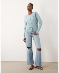 Polo Ralph Lauren - Icon Logo Fine Knit Cardigan - Lyst