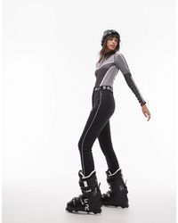 TOPSHOP - Sno Stretch Slim Leg Ski Trouser With Stirrups - Lyst