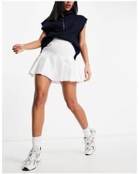 ASOS Pleated Mini Tennis Skirt - White