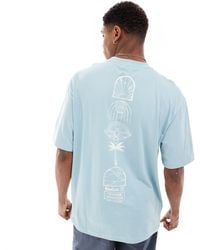 Only & Sons - T-shirt vestibilità comoda chiaro con stampa "kasbah" - Lyst