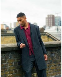 TOPMAN - – oversize-mantel aus wollmix - Lyst