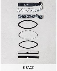 Nike - 8 Pack Mixed Hairbands - Lyst