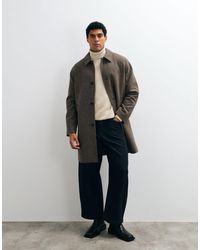 SELECTED - Karierter mantel aus wollmix - Lyst