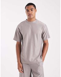 Only & Sons - Plisse Oversized T-shirt - Lyst