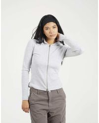Brave Soul - Long Sleeve Zip Through Hoodie Top - Lyst