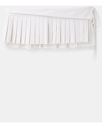 Stradivarius - Pleated Skirt Belt - Lyst