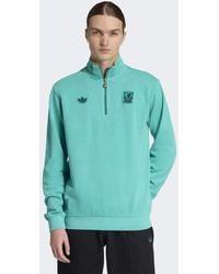adidas Originals - Liverpool Fc Terrace Icons Half-Zip Top - Lyst