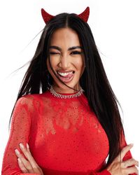 Ann Summers - Halloween Diamante Devil Horn Headband - Lyst